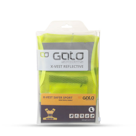Gato x vest odblaskowy neonowy żółty duży