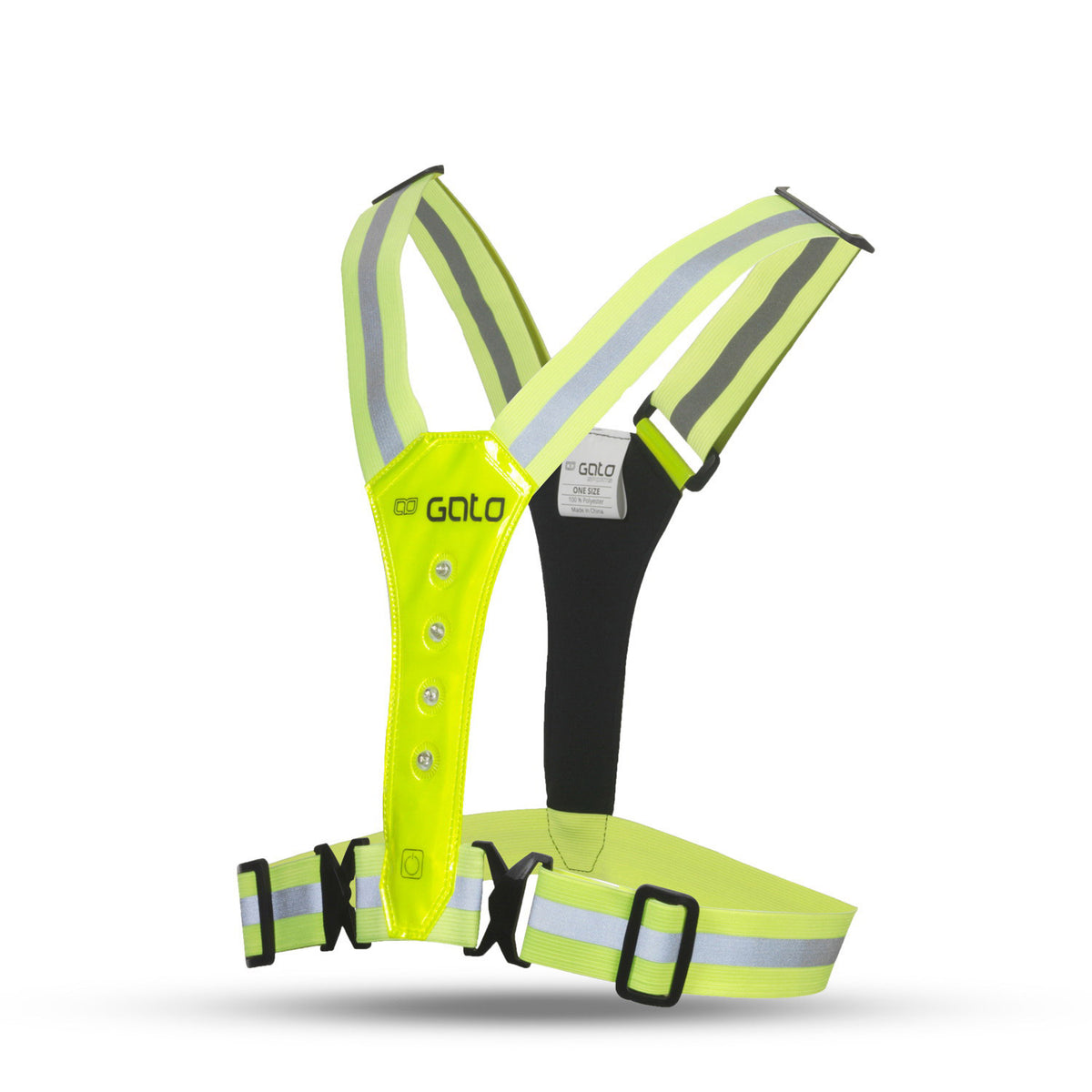 Outwet Saer Sport LED Vest Neon żółty rozmiar