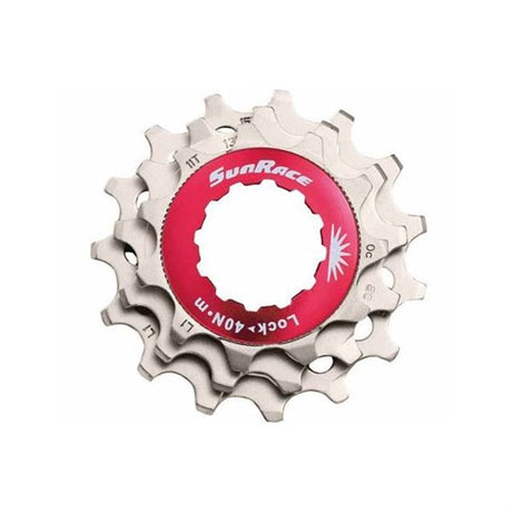 Sturmey-archer europa n.v. Podkładka Sunrace z zębatkami 10v 11 13 15t srebrna