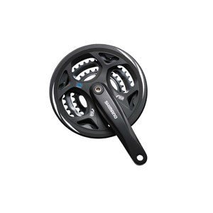 Mechanizm korbowy Shimano altus m311 7 8s 48-38-28t 175 mm czarny