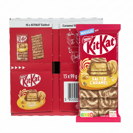 Tabletka KitKat solony karmel (15x 99g)