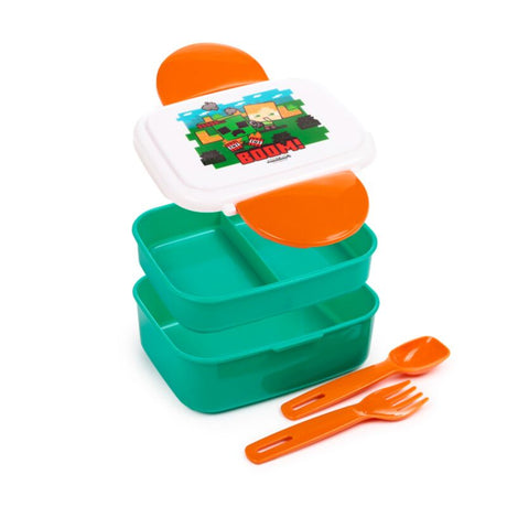 Union Minecraft Sss Wysięgnik z klipsem Bento Box na sztućce do pudełka na drugie śniadanie