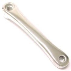 Ramię korby fausto dotek | aluminium | lewo | 170mm | srebrny