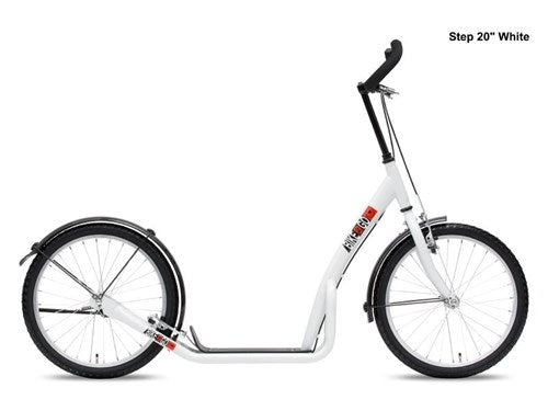Bike2go 20-calowa hulajnoga w kolorze białym