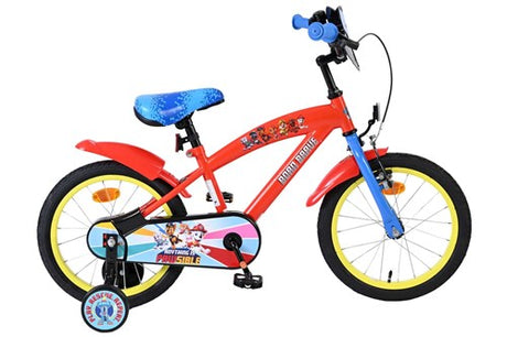 Rower dziecięcy Paw Patrol - chłopięcy - 16 cali - czerwono-niebieski