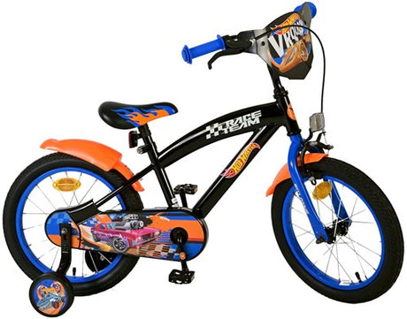 Rower Ngk Hot Wheels 16 cali, czarny, pomarańczowy, niebieski, 31656