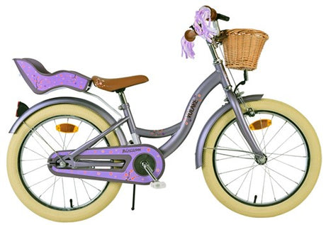Rower dziecięcy Volare Blossom - dziewczęcy - 18 cali - fioletowy