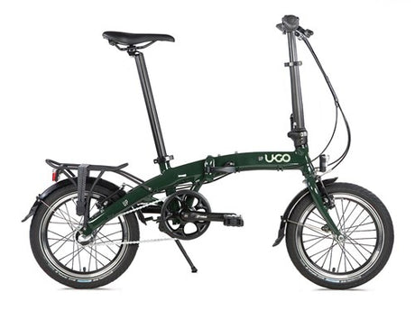 Ugo u.go rower składany 16 cali go i3 nexus 3 wolnobieg zielony mech
