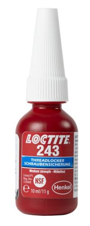 Loctite środek blokujący 243 10ml (średni)