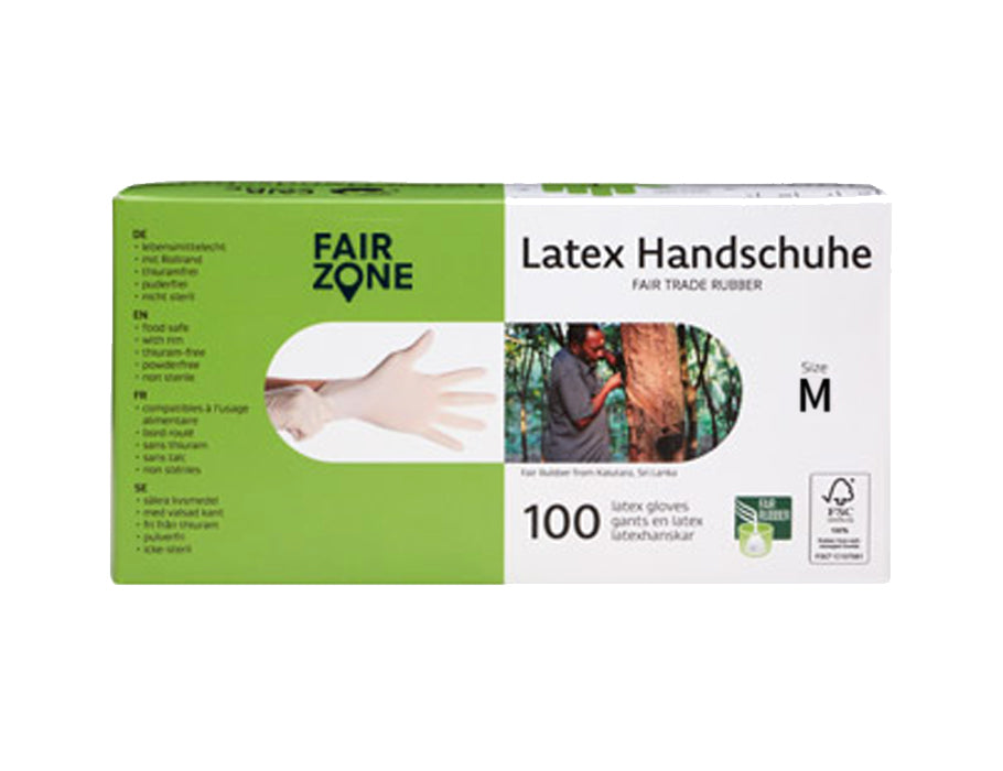 Fairzone Lateksowe rękawiczki - 100 sztuk