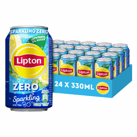 Herbata mrożona Lipton musująca zero (24x 33cl)