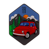 Magnes PCV do Fiata 500 w Dolomicie