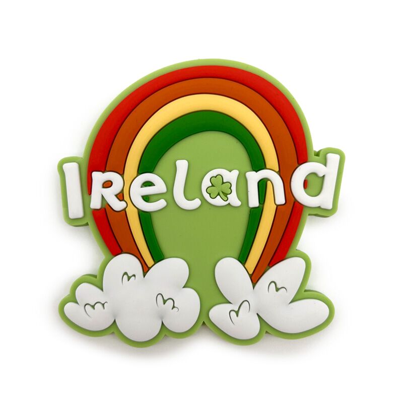 Irlandzki magnes z PCV, tęcza szczęścia