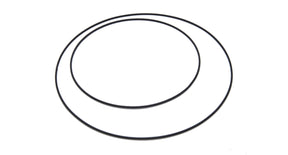 Metal ring 30cm black per stuk