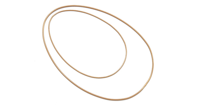 Metal egg ring 24x35cm gold