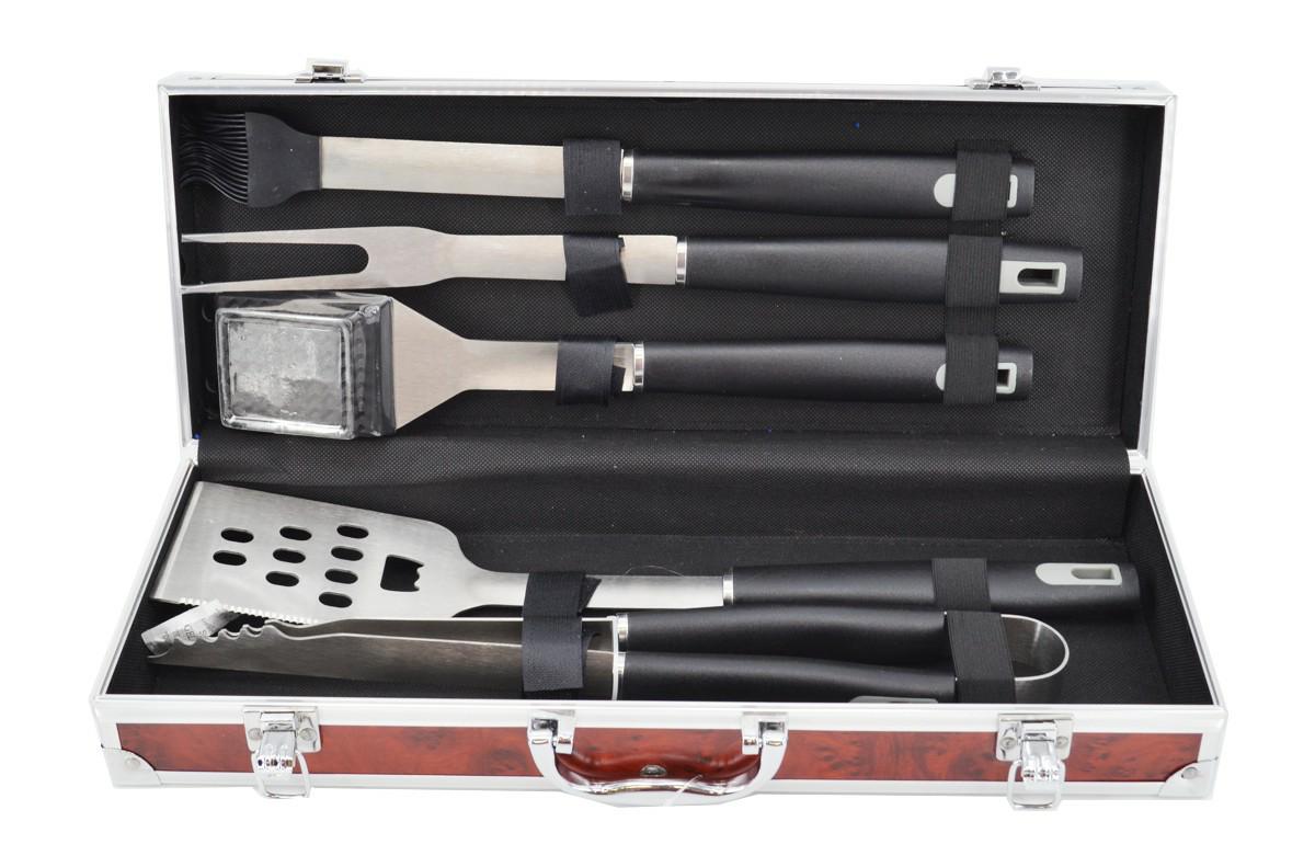 Master grill accessoire set voor barbecue 5szt walizka