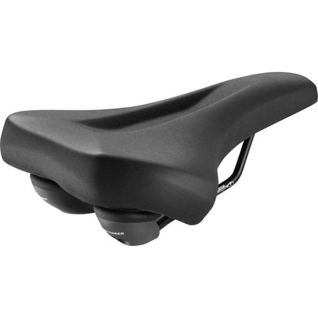 Selle monte grappa monte grappa siodło bezdechowe z elastomerem w kolorze czarnym