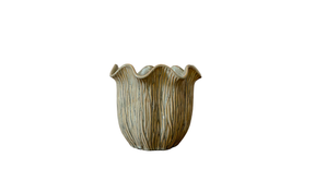 Pot ''loire'' keramiek d21 h18cm bean green