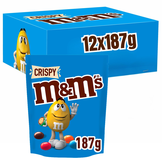 Torebka chrupiąca M m's (12x 187gr)