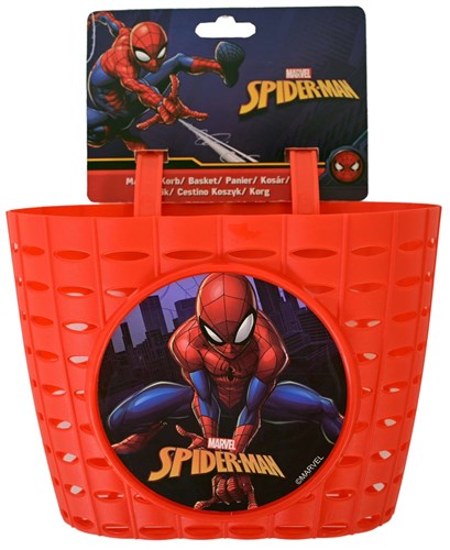 Plastikowy kosz Volare Spider-Man - chłopięcy - czerwony