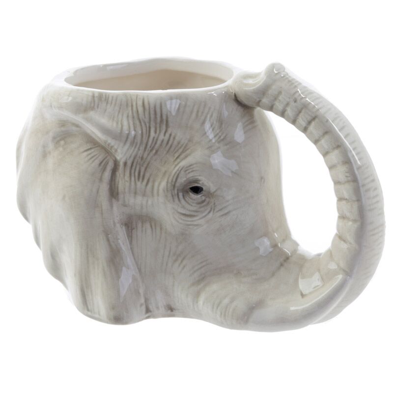 Kubek ceramiczny w kształcie słonia