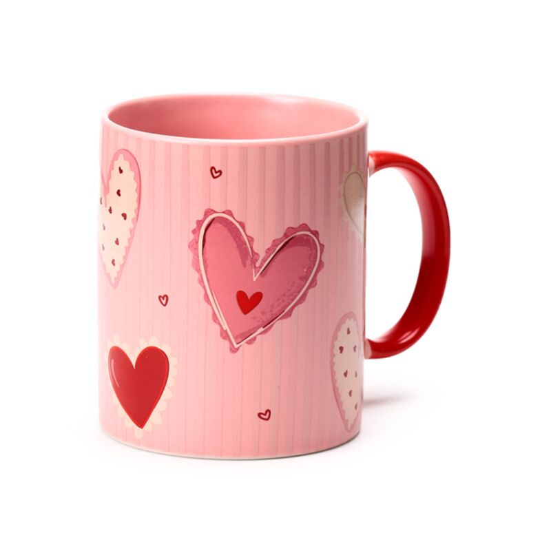 Porcelanowy kubek w kształcie serca Amore