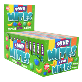 Pudełko teatralne Zed Candy Mites Sour (12 sztuk)