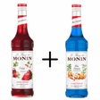 Syrop Monin Fraise Truskawkowy + Blue Curacao