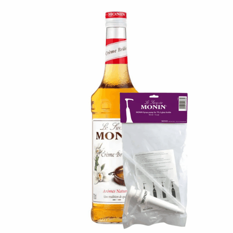 Syrop Monin creme brulee (70 cl) + pompka do syropu (10ml)