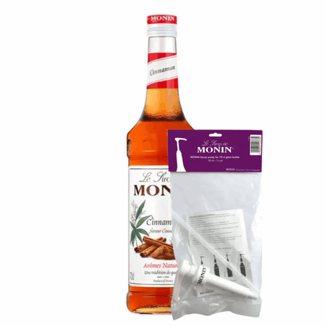 Syrop Monin cynamon (70 cl) + pompka do syropu (10ml)