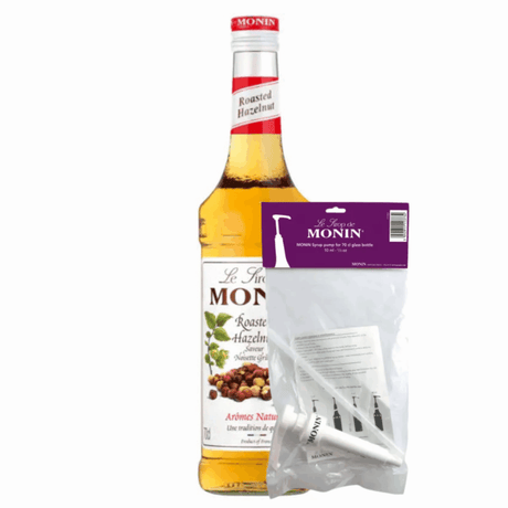 Syrop Monin z prażonych orzechów laskowych (70 cl) + pompka do syropu (10ml)