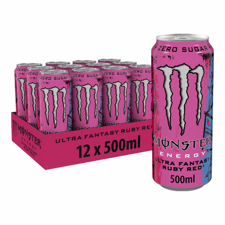 Puszka Monster Energy Ultra Fantasy Ruby Red (12x 500ml)