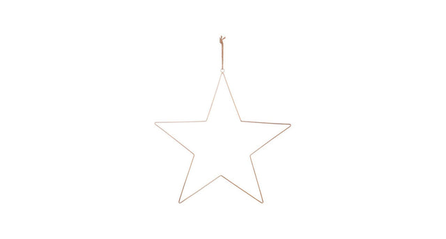 Metalen ster goud d 78 cm