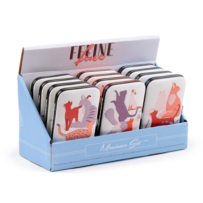 Feline Fine Cats 5-częściowy zestaw do manicure