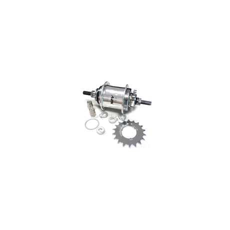 Zestaw części piasty koła zębatego Sturmey Archer Automatic A2K Dual. automatyczna piasta sta. dysk 36l. srebrny