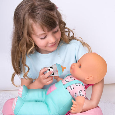 Lalka niemowlęca Nenuco 32 cm z magiczną butelką