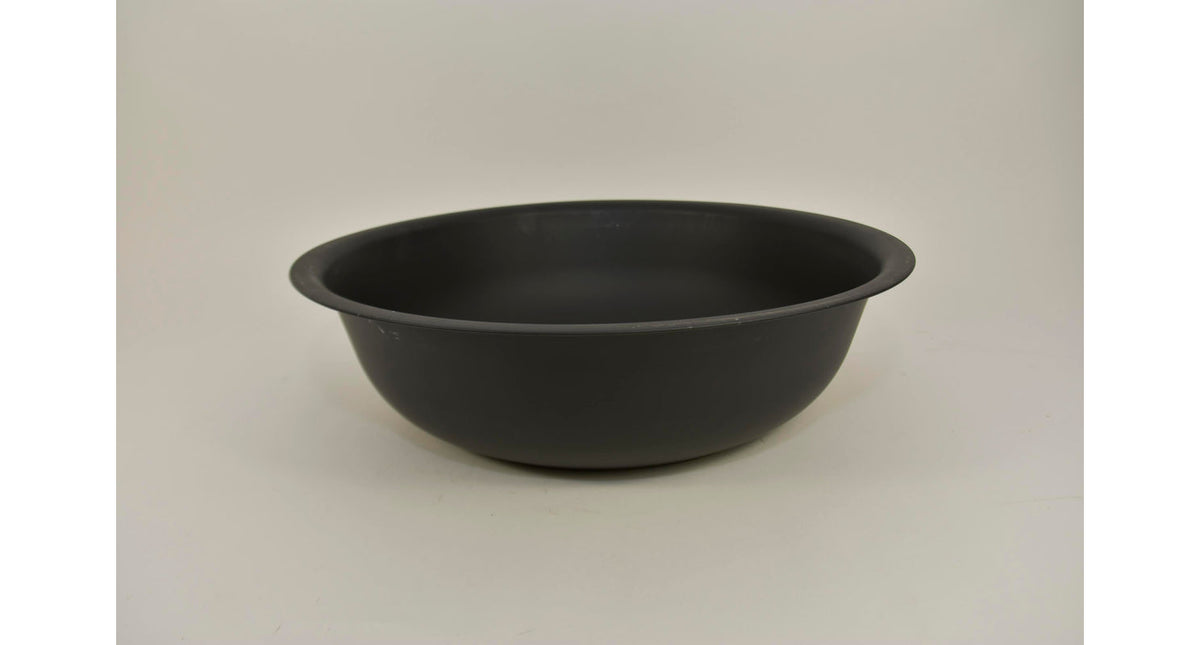 Zinkschaal matzwart d48 h13cm