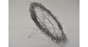 Salim boekethouder ''rond'' 25cm white-wash