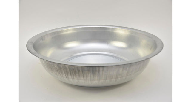 Zinkschaal rond naturel d53 h13cm
