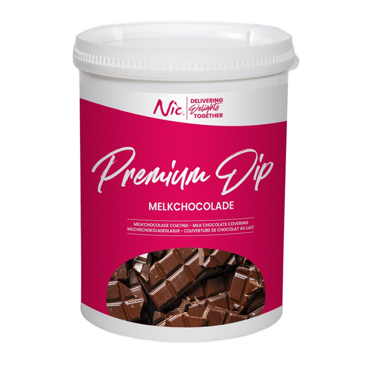 Czekolada mleczna Nic Premium Dip (1,2kg)