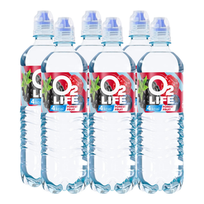 O2life niebieska zakrętka do owoców leśnych (6x 750ml)