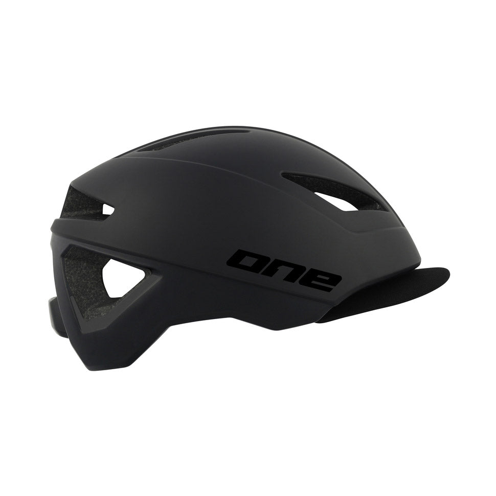 Jeden hełm Crossride M L (57-61) Czarny szary
