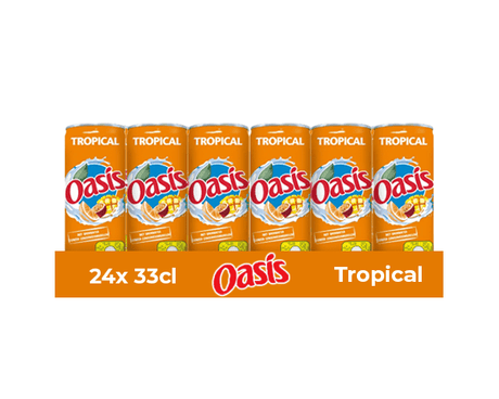 Puszka tropikalna Oasis (24x 33cl)