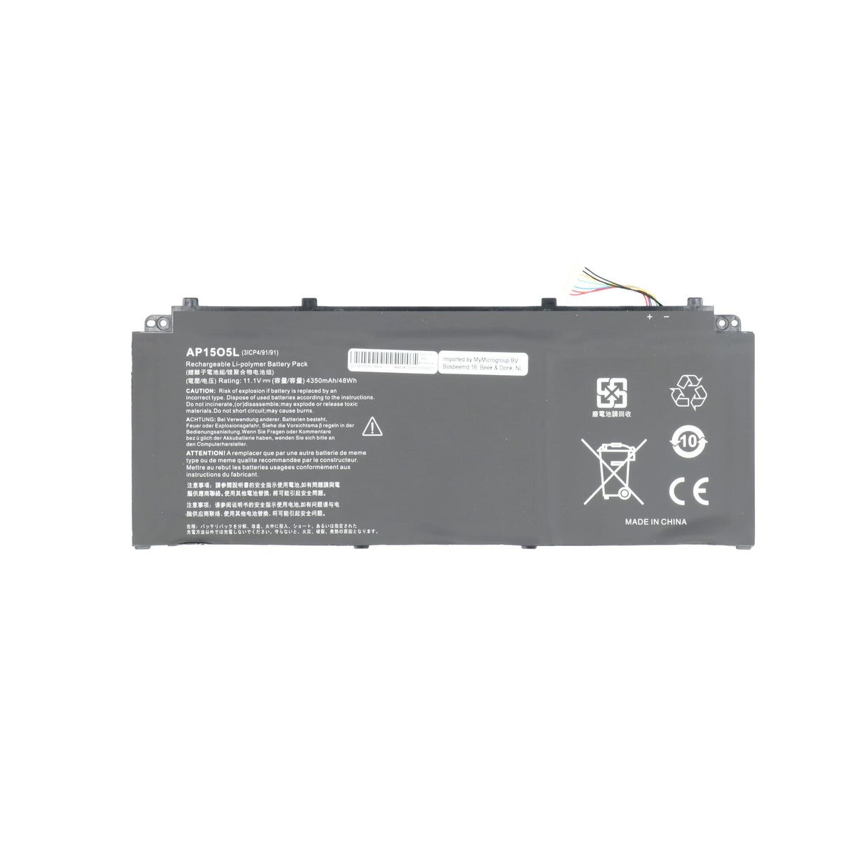 Bateria do laptopa 4350mAh