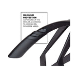 Polisport Fender Set 28 g -Mud 50 mm - czarny