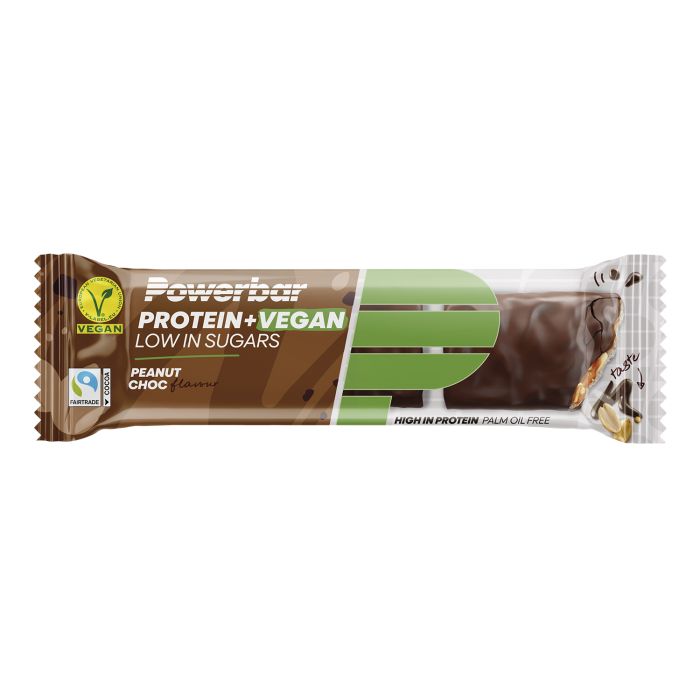 Powerbar protein+ wegański (12 x 42gr) - czekolada orzechowa