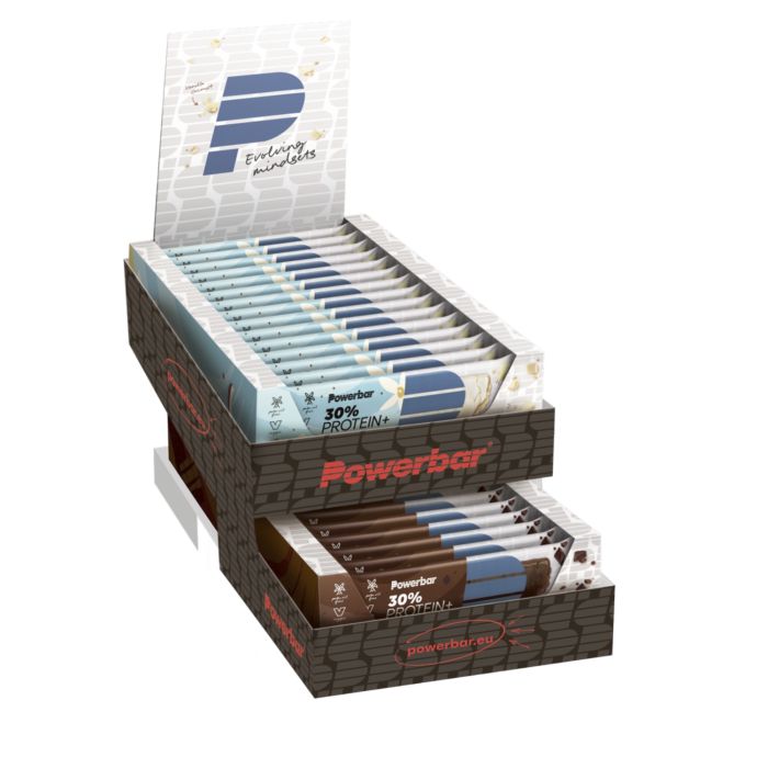 Kartonowy ekspozytor na biurko Powerbar - 2 pudełka