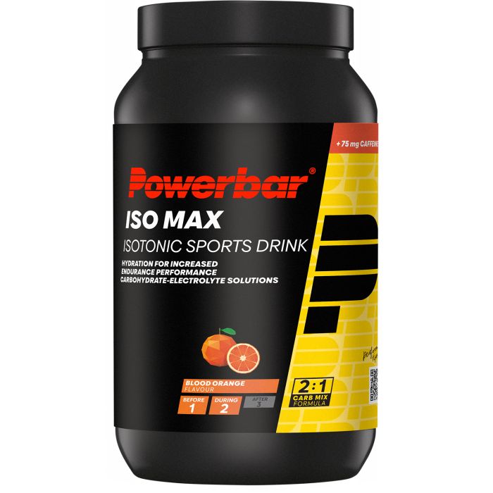 Powerbar isomax 1200 (1 x 1200gr) - czerwona pomarańcza (kofeina)