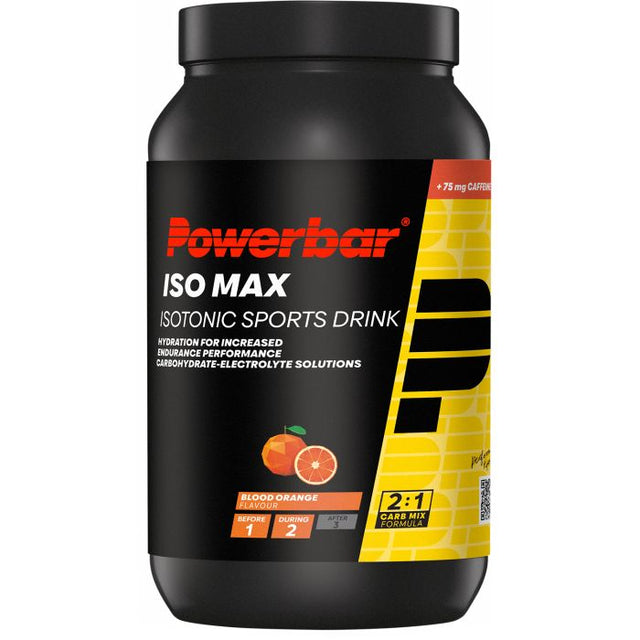 Powerbar isomax 1200 (1 x 1200gr) - czerwona pomarańcza (kofeina)