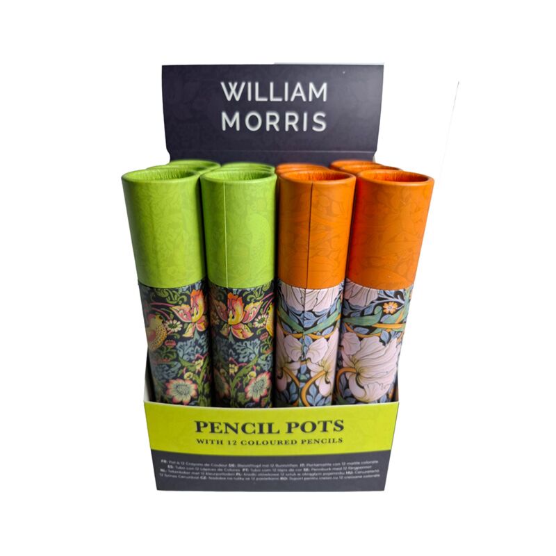 Pudełko na rysunki Union William Morris 12 kredek